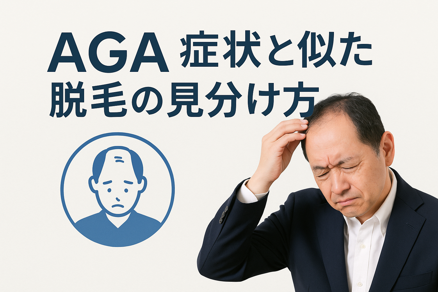 AGA 症状と似た脱毛の見分け方