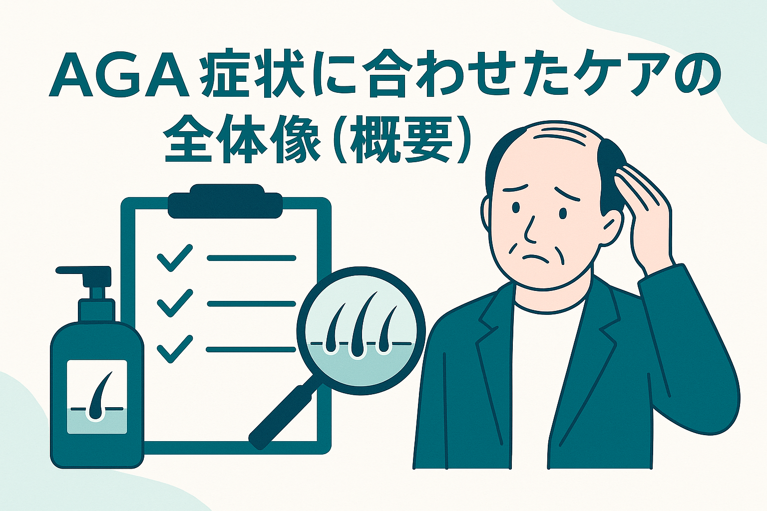 AGA 症状に合わせたケアの全体像