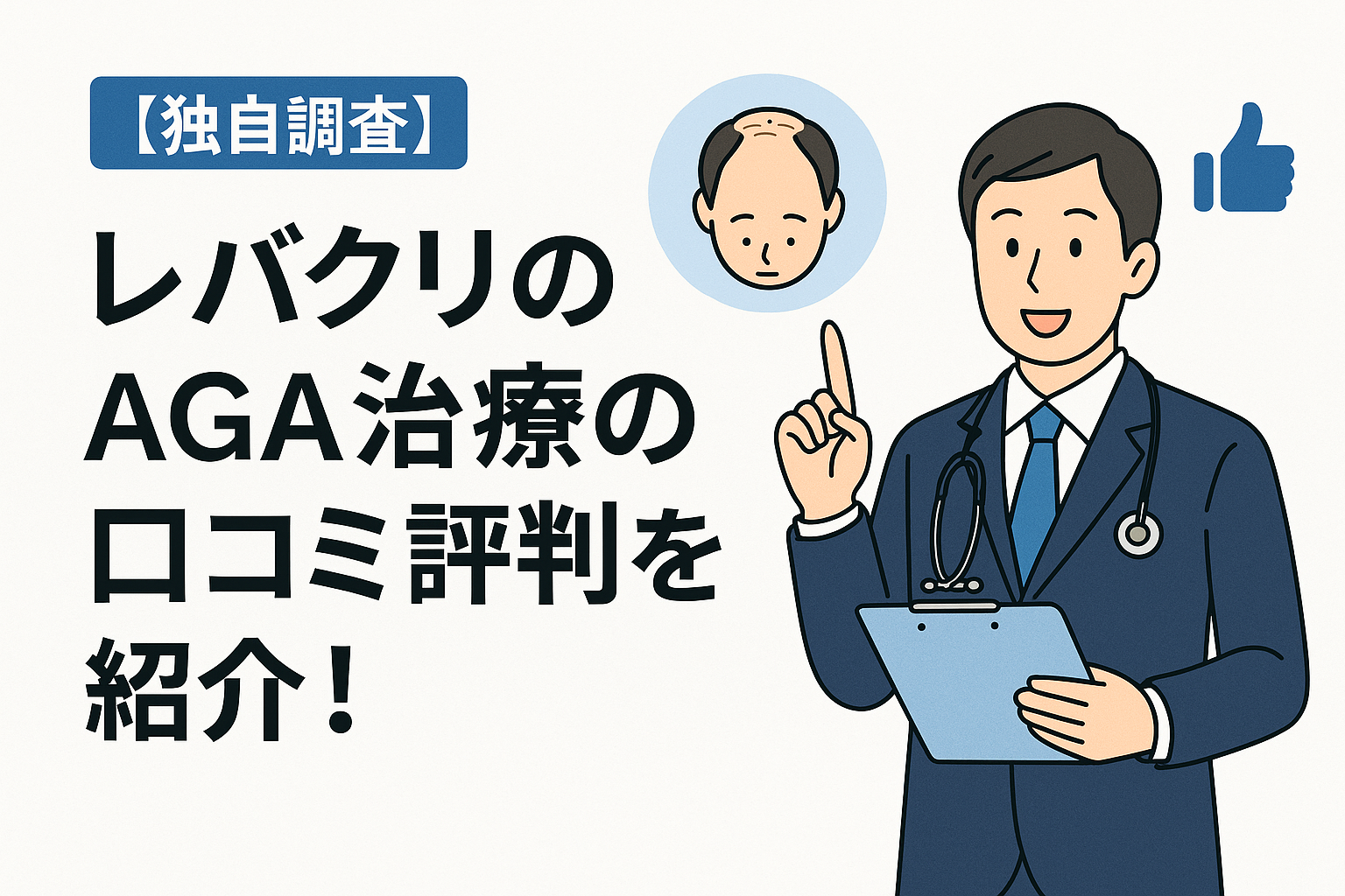 レバクリのAGA治療の口コミ評判を調査！「怪しい」って嘘？効果や料金を詳しく解説