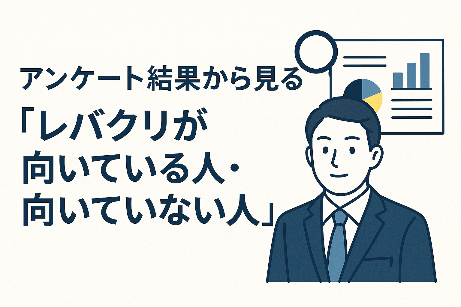 アンケート結果から見る「レバクリが向いている人・向いていない人」