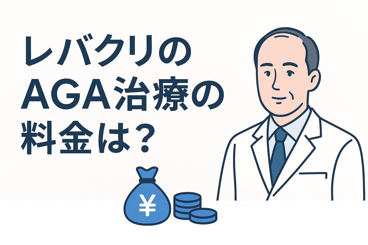 レバクリのAGA治療の料金は？