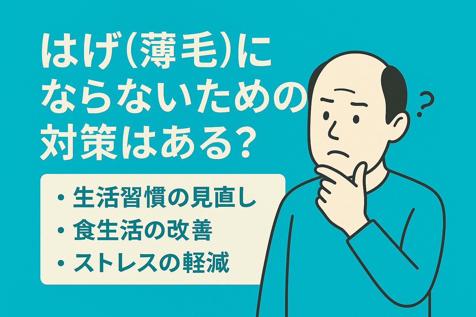 効果ない？薄毛対策でやりたちなNG週間