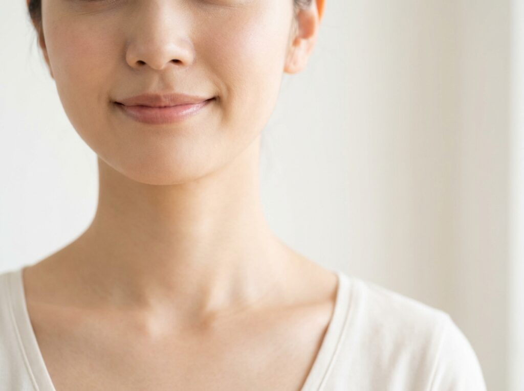 自然な仕上がりを望む女性