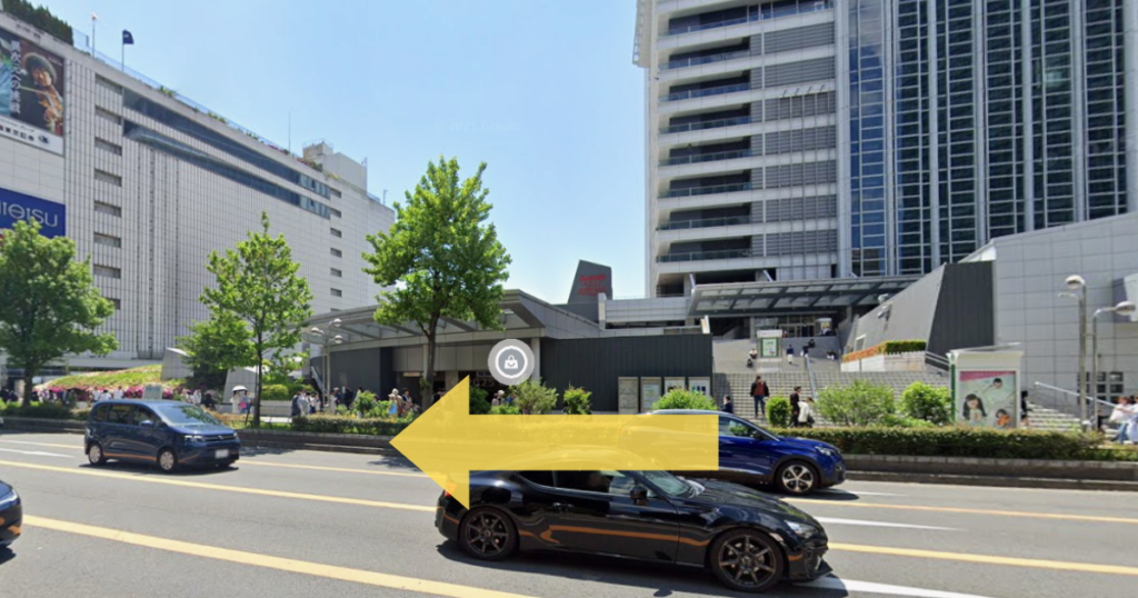 リアスクリニック名古屋院の名古屋駅からの実際の道なり画像5