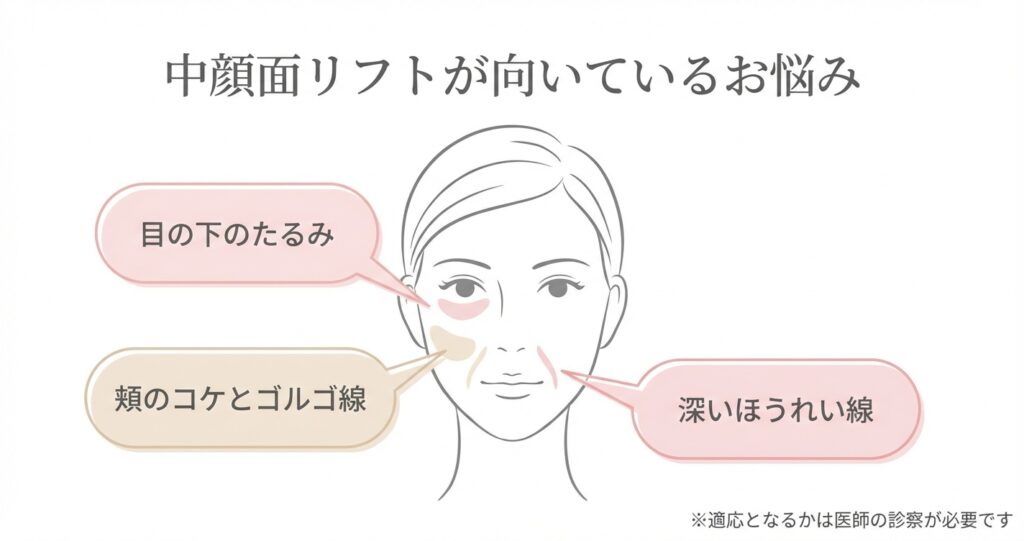ミッドフェイスリフトが向いている人の特徴