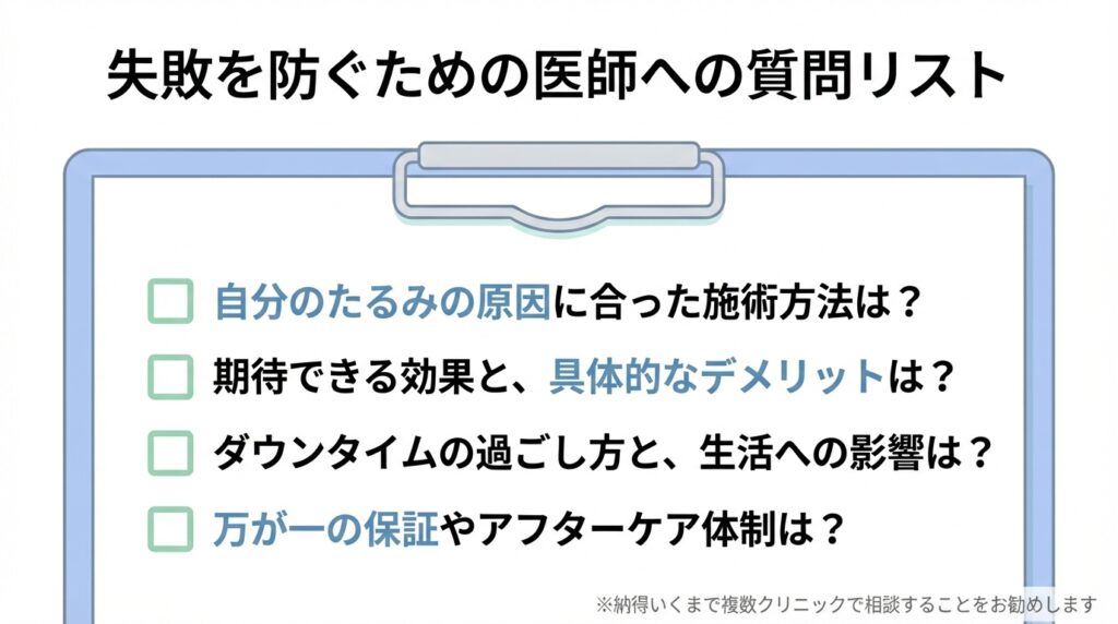 フェイスリフトの副作用を抑え効果を最大化するための対策