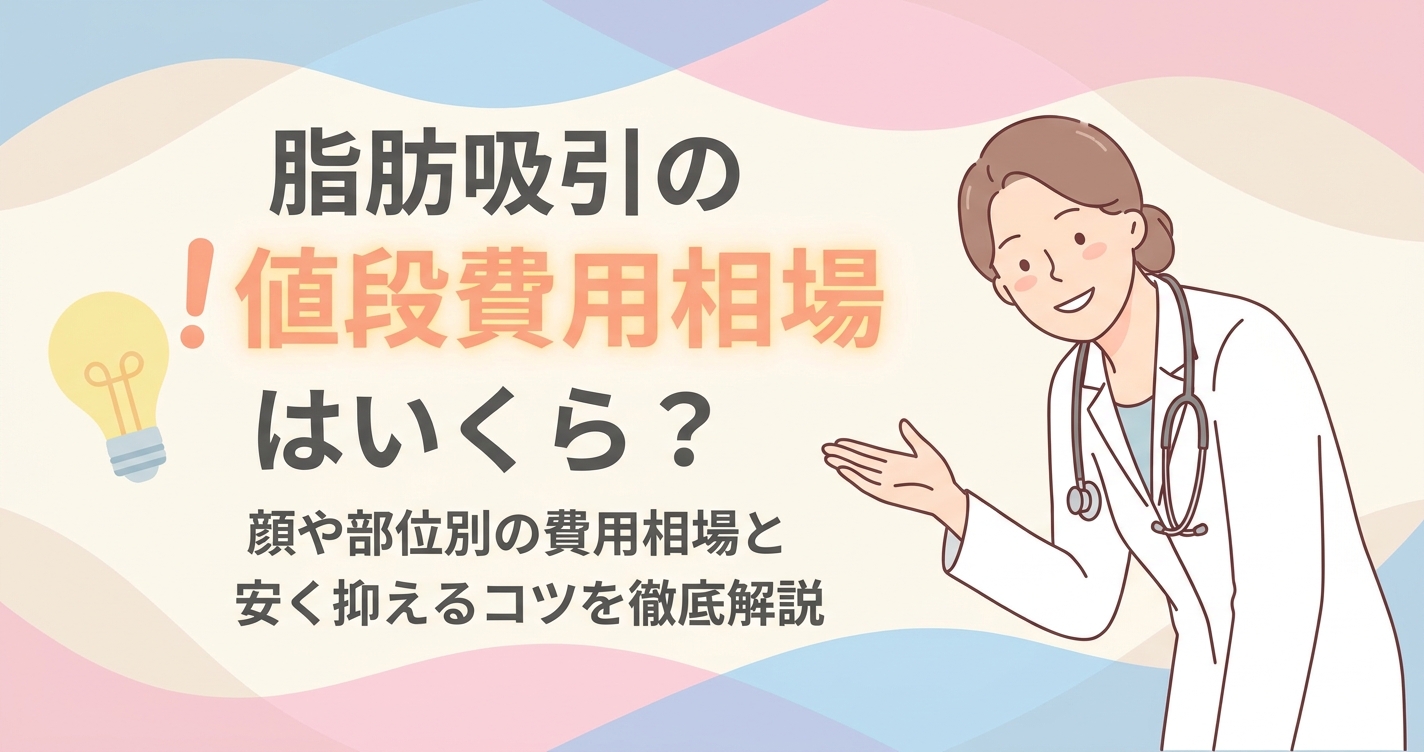 脂肪吸引の値段はいくら？顔や部位別の費用相場と安く抑えるコツを徹底解説