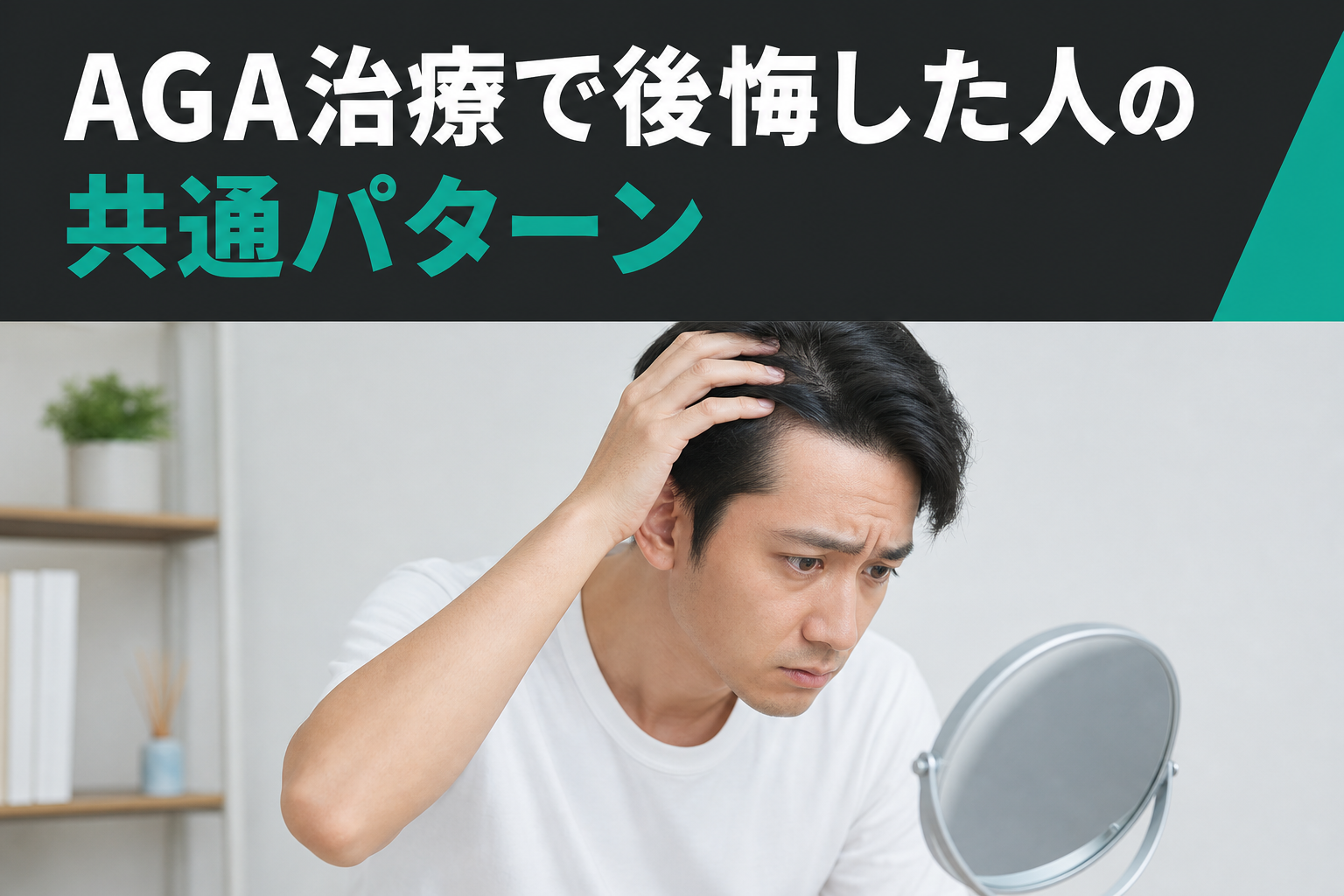 AGA治療で後悔した人の共通パターン