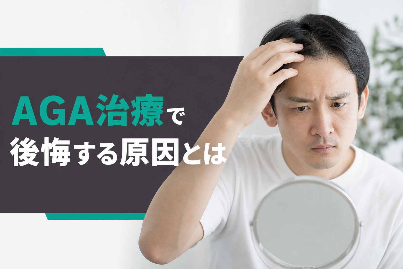 AGA治療で後悔する原因とは