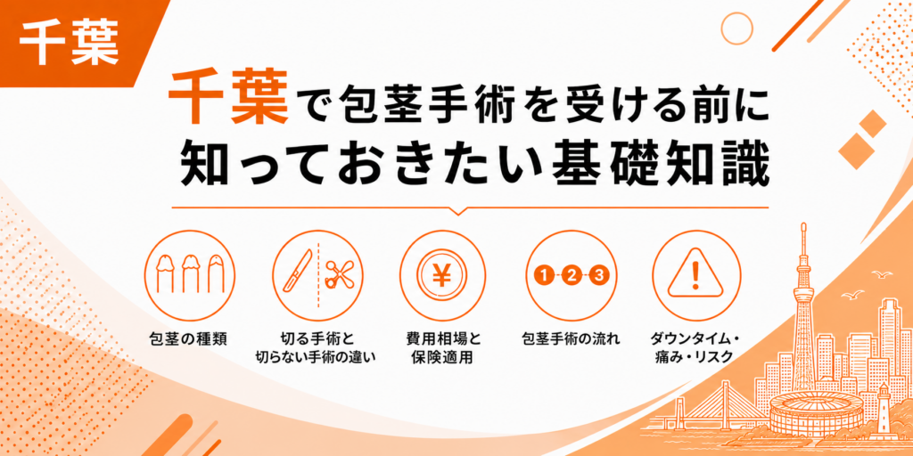 千葉で包茎手術を受ける前に知っておきたい基礎知識