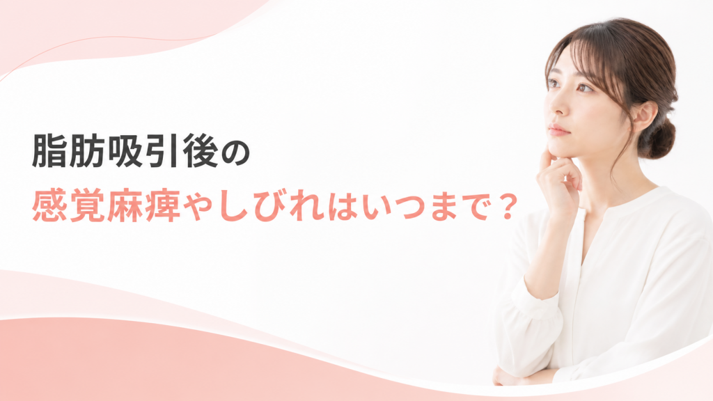 脂肪吸引後の感覚麻痺やしびれはいつまで？